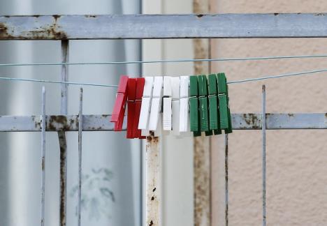 štipaljke na terasi