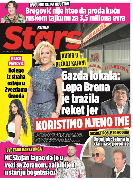 Kurir u poseti kafani "Lepa Brena" u Beču