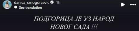 " Danica Crnogorčević pružila podršku porodicama stradalih u tragediji