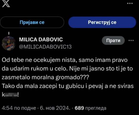 Bukti rat između Sare Jo i Milice Dabović