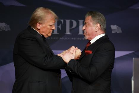 Доналд Трамп Силвестер Сталоне
