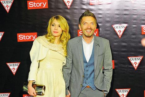 Peđa Damjanović sa biv&scaron;om suprugom