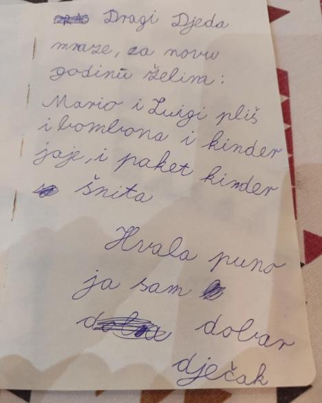 Deda mraz želje