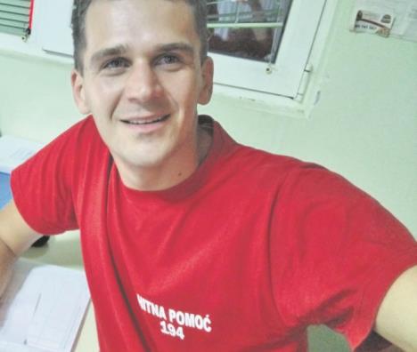 Mihajlo Milošević, tehničar u Hitnoj