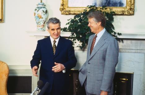 Čaušesku i američki predsednik Džimi Karter 1978. godine u Beloj kući