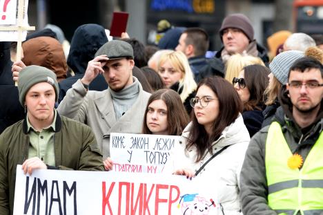 Studenti Parvni fakultet, protest i blokada foto Jakov Milosevic (3).JPG