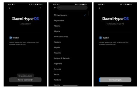 Xiaomi HyperOS2 promena regiona