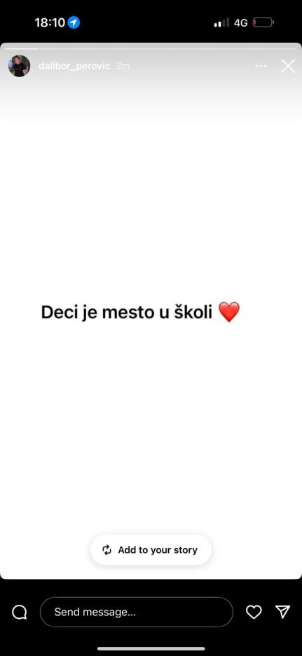 "DECI JE MESTO U ŠKOLI" Ana Živanović, Dalibor Perović i Dušan Veletić poslali snažnu poruku