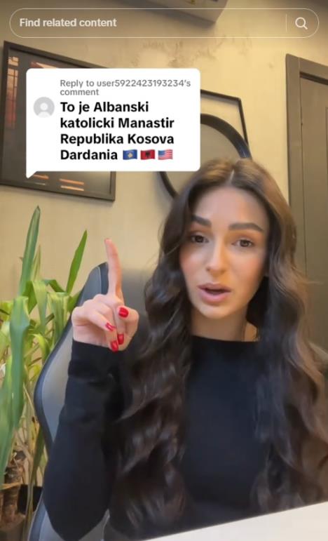 Napadi na Magdalenu zbog Visokih Dečana 1.jpg