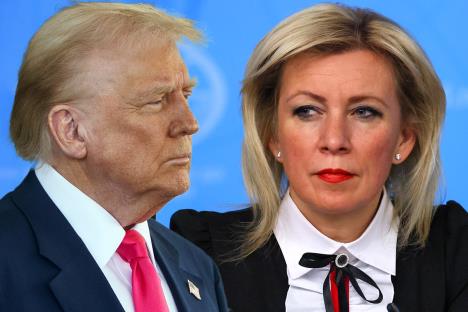 Marija Zaharova i Donald Tramp