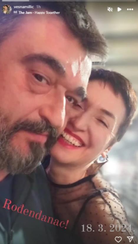 Vesna Milić objavila stori za Milinkovićev rođendan.jpg