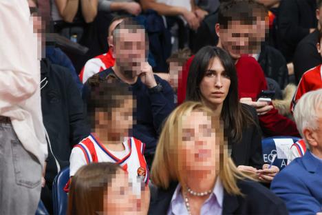 Jelisaveta Orašanin na utakmici Zvezde i Real Madrida u martu 2025