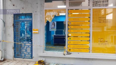 Eksplozija u poslovnici poste Kosova u Zvečanu