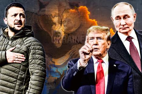 Zelenski, tramp, Putin, foto AP, shutterstock_2130635387A.jpg