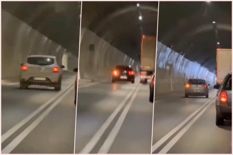 Preticanje kolone u tunelu preko duple pune linije