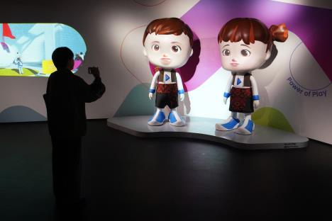 Maskote EXPO 2027 Beograd na EXPO 2025 Osaka.JPG