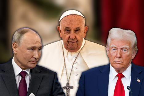 Vladimir Putin, Donald Tramp i papa Franja