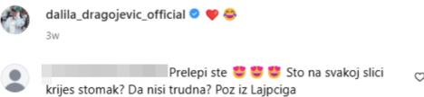 TRUDNA DALILA DRAGOJEVIĆ? Zbog nove objave nastao haos na mrežama, svi bruje o ovome...