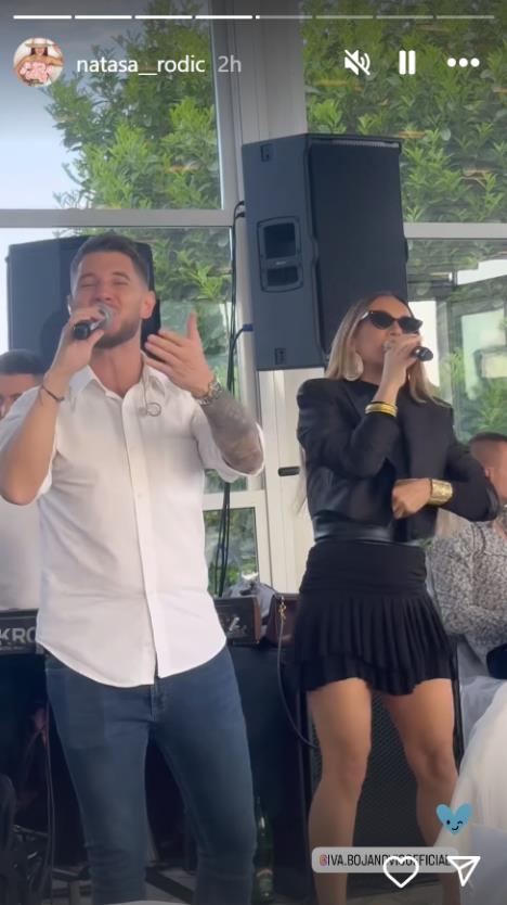 Joca Stefanović peva na proslavi krštenja Šijanovog sina