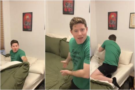 Viralni tik tok o nameštanju kreveta