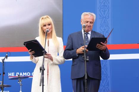 Lepomir Ivković i Iva Štrljić na svenarodnom saboru u Nišu