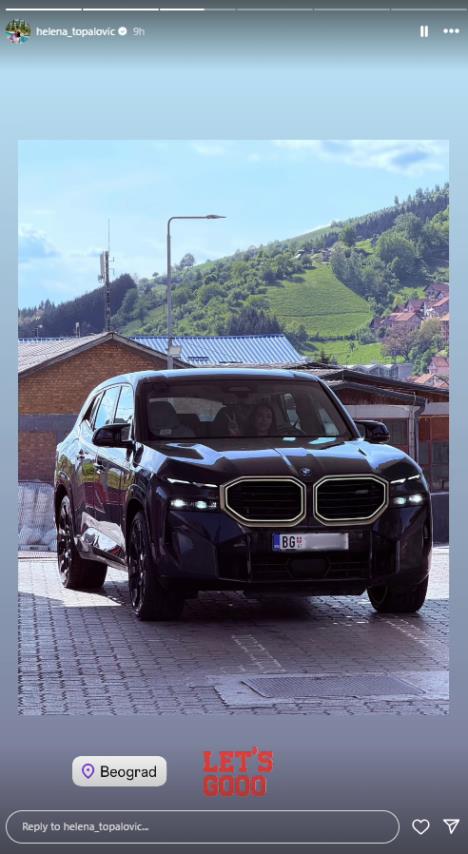 Novi automobil Helene Topalović