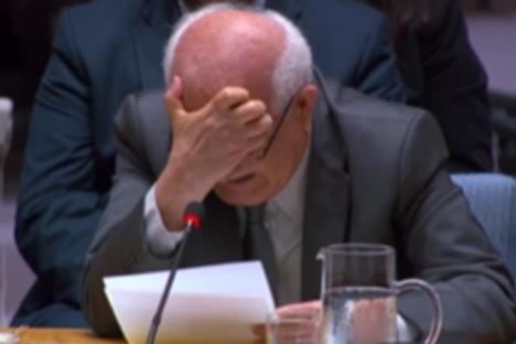 Palestinski ambasador u UN Rijad Mansur