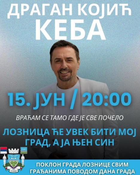 Keba svojim zemljacima sprema pravi spektakl