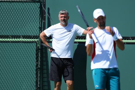 Goran Ivanišević i Novak Đoković