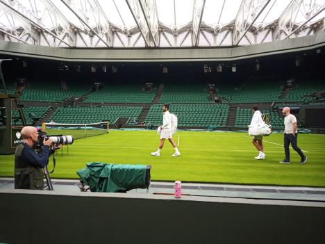 Trening Novak Đoković i Karlos Alkaraz