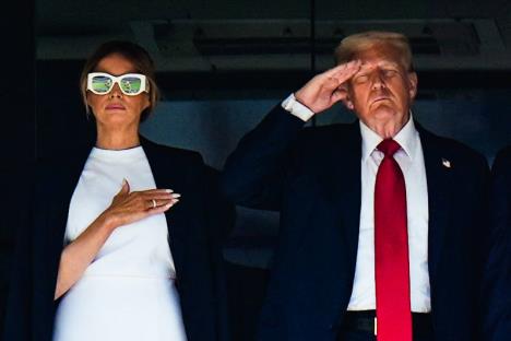 Melanija Tramp i Donald Tramp