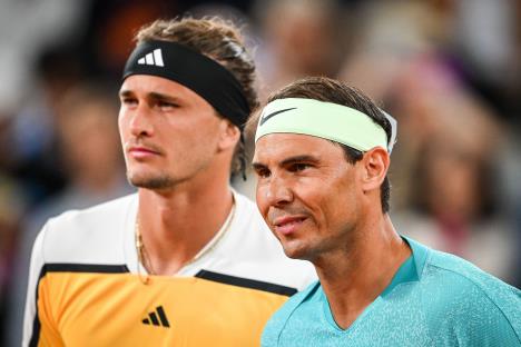 Aleksandar Zverev i Rafael Nadal na Rolan Garosu