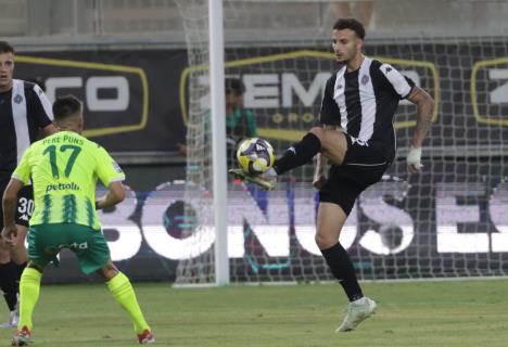 Mateja Milovanović na utakmici protiv AEK iz Larnake