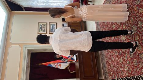 Tara Stojanović na venčanju