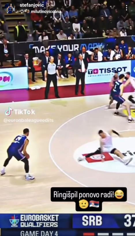 Stefan Jović objava na Instagramu