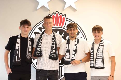 Partizan potpisao ugovore sa četvoricom igrača iz omladinske škole