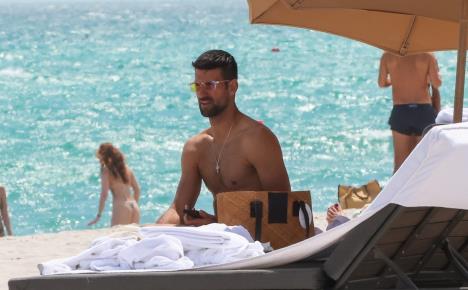 Novak Đoković na letovanju