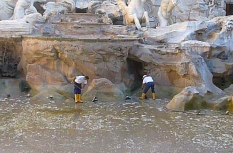 Trevi fontana novac izvlačenje