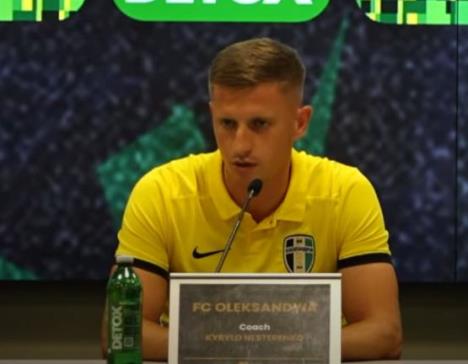 Trener Kiril Nesterenko na konferenciji pre meča sa Partizanom