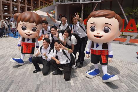 Maskote EXPO 2027 Beograd u Osaki_5 (Foto EXPO 2027 Beograd, Dragan Kujundžić).JPG