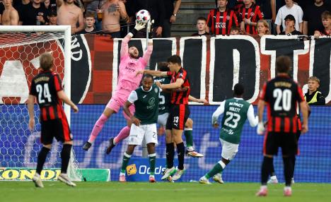 Detalj sa meča Mitjiland - Hibernijan