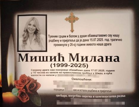 Milana Mišić, Šid