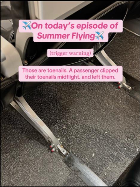 Stjuardesa podelila fotografiju isečenih noktiju koje je ostavio putnik.jpg