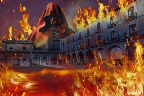 Španska inkvizicija ilustracija vatra