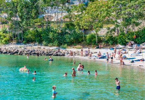 Plaža u Nesebaru u Bugarskoj