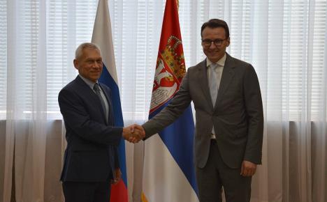 Petar Petkovic i ambasador Rusije u Srbiji Aleksandar Bocan-Harcenko
