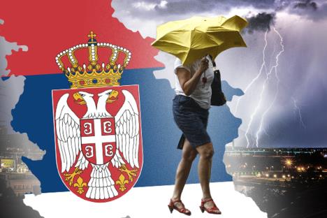 Nevreme u Srbiji, pljuskovi i grmljavina