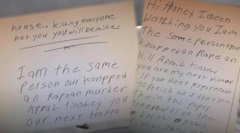 Ubica i silovatelj Ejpril Tinsli ostavljao jezive poruke