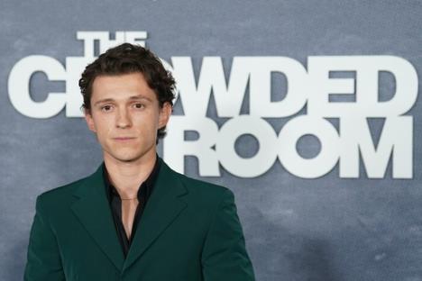 Tom Holand na promociji filma The Crowded Room