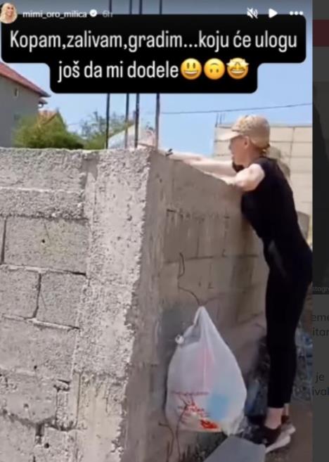 Mimi Oro na gradilištu